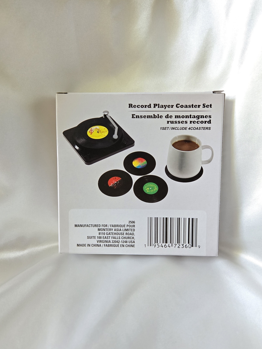 Record Player Coaster Set NIB - Picture 2 of 3